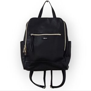 Relic Kinsley Black Vegan Leather Backpack